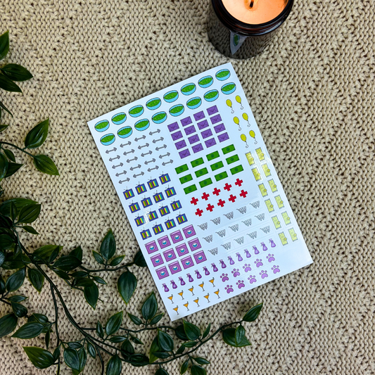 The Daily Grind Planner Sticker Set - GirlGottaChange