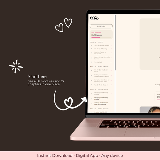 How to be THAT planner Girly | Master Your Planner E-Course - GirlGottaChange