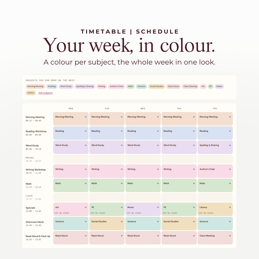 Digital Teacher Planner - GirlGottaChange
