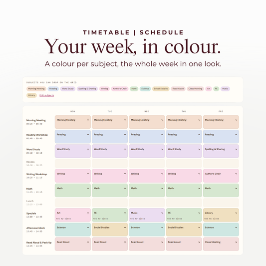 Digital Teacher Planner - GirlGottaChange