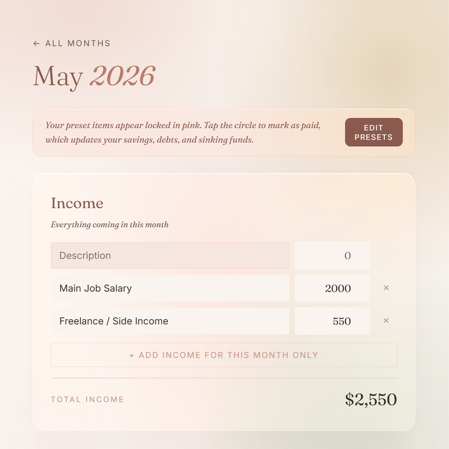 Auto-calculations