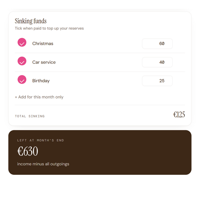 Auto-calculations