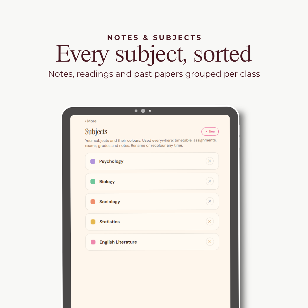 Digital Student Planner