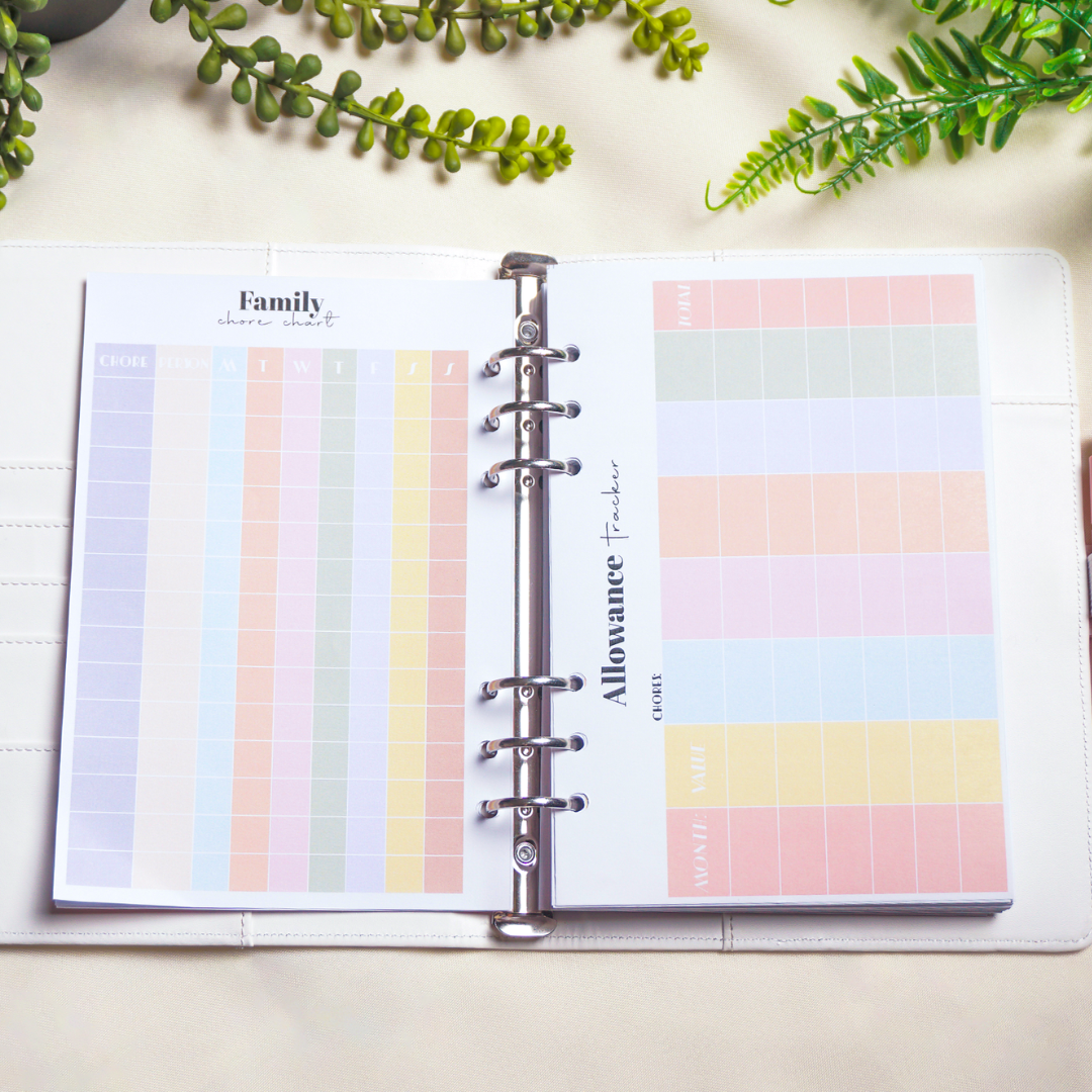 The Mom System- Undated Daily Family Planner. (PREORDER)
