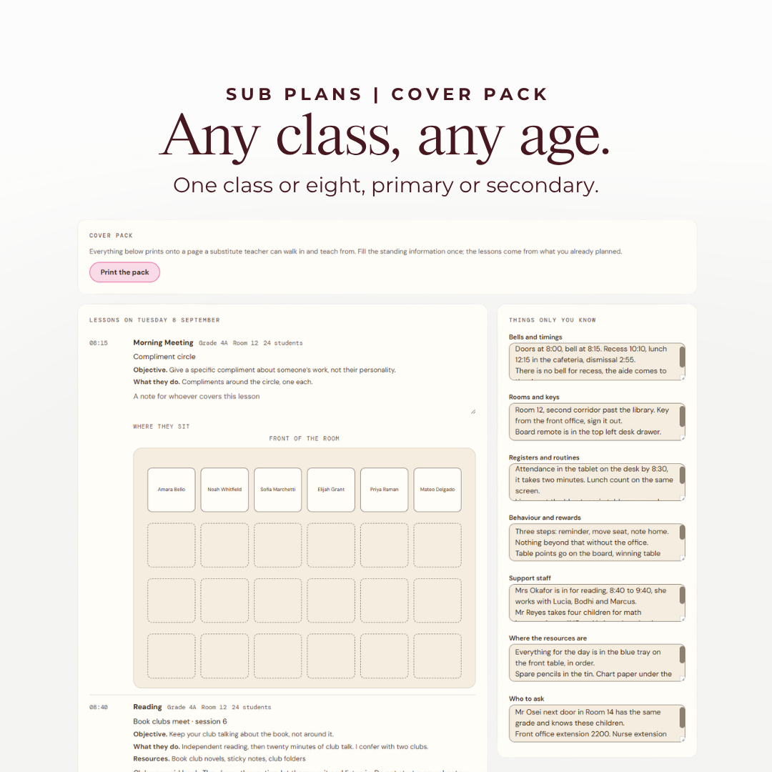 Digital Teacher Planner - GirlGottaChange