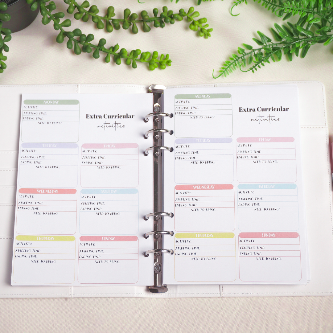 The Mom System- Undated Daily Family Planner. (PREORDER)