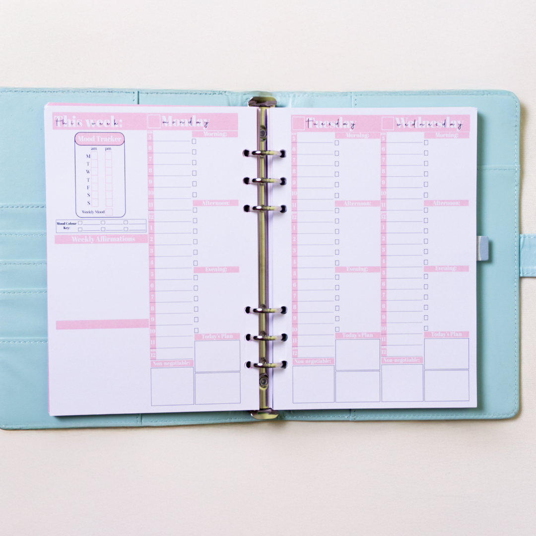 The Life Designer 2.0 - 6 Month Refill Insert Pack - GirlGottaChange