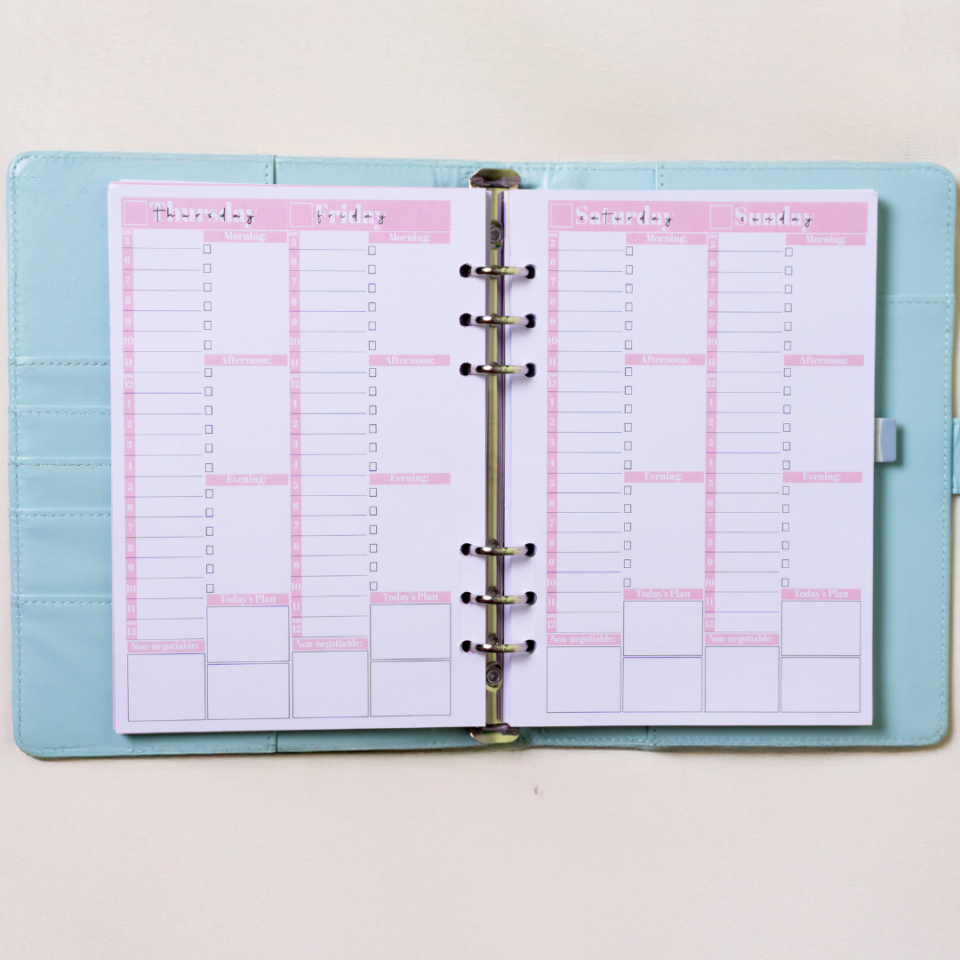 The Life Designer 2.0 - 6 Month Refill Insert Pack - GirlGottaChange