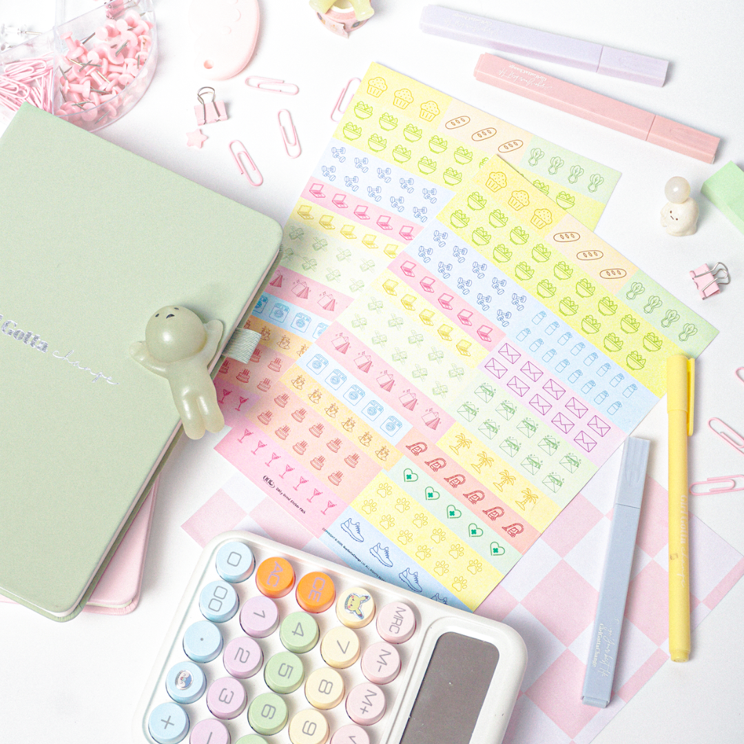 The Daily Grind Planner Sticker Pack