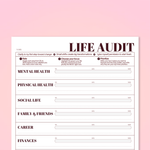Life Audit: FREE Printable - GirlGottaChange