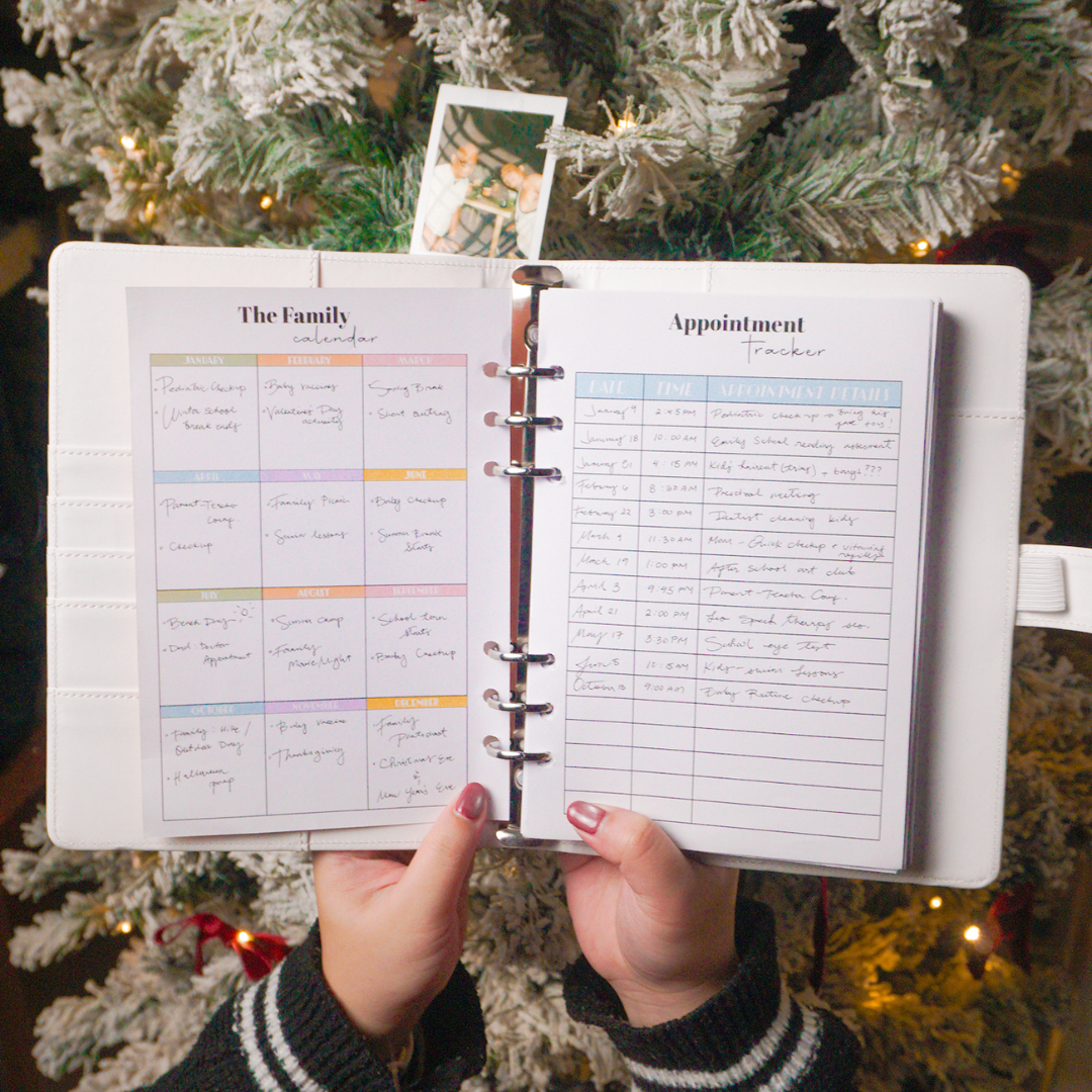 The Mom System- Undated Daily Family Planner. (PREORDER)