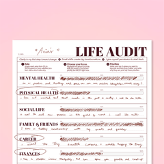 Life Update Worksheet FREE Printable · A4 PDF worksheet