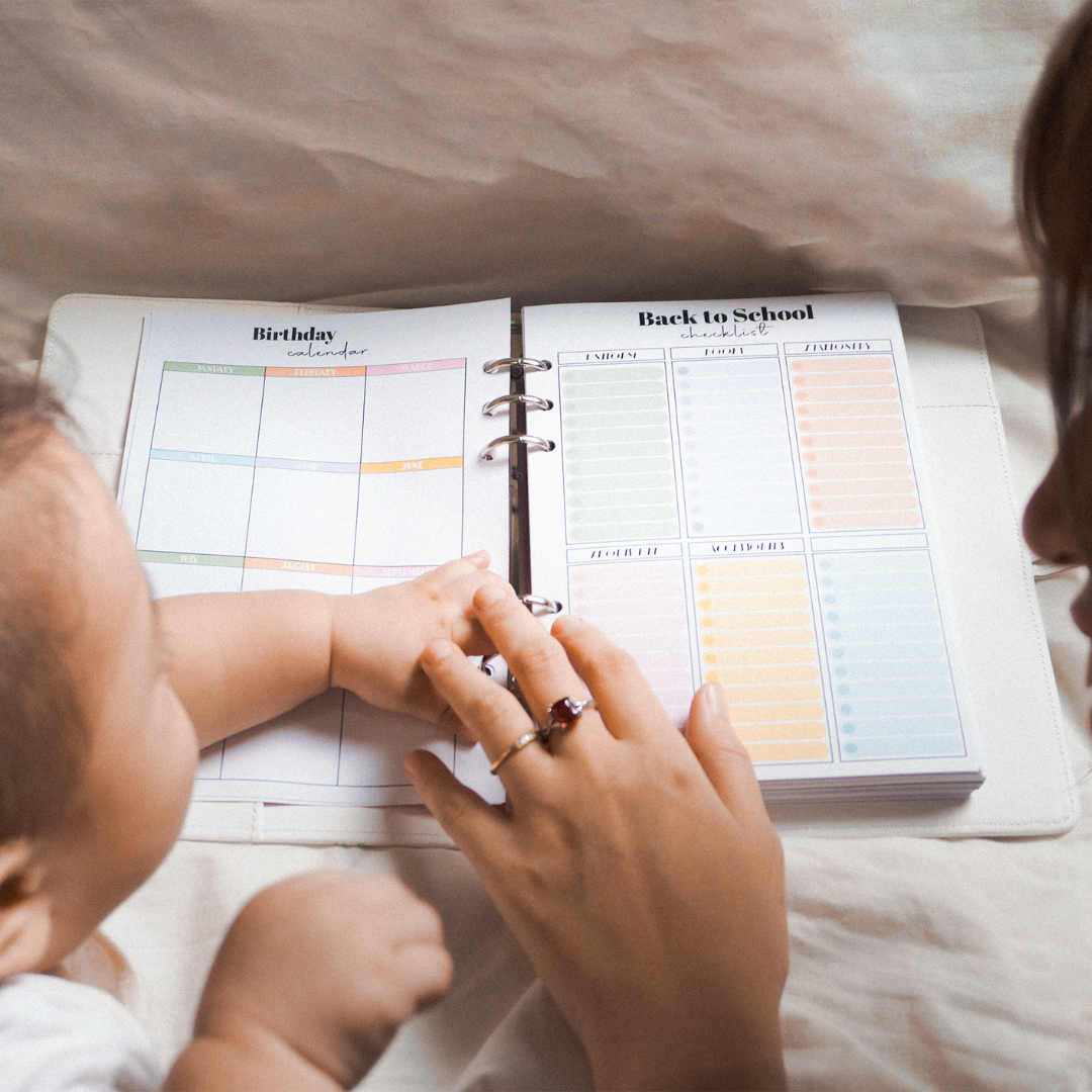 The Mom System- Undated Daily Family Planner. (PREORDER)