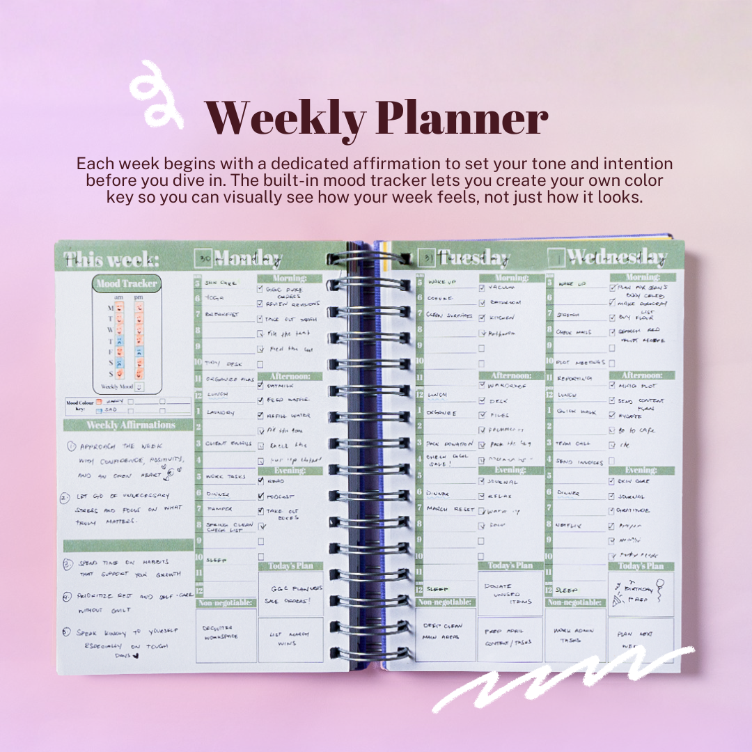 Design Your Best Life Undated Life Planner 2.0 - GirlGottaChange