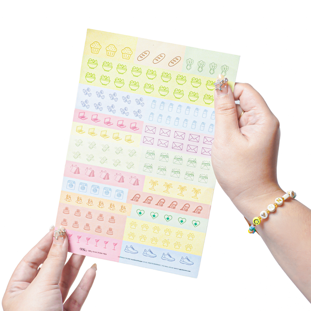 The Daily Grind Planner Sticker Pack