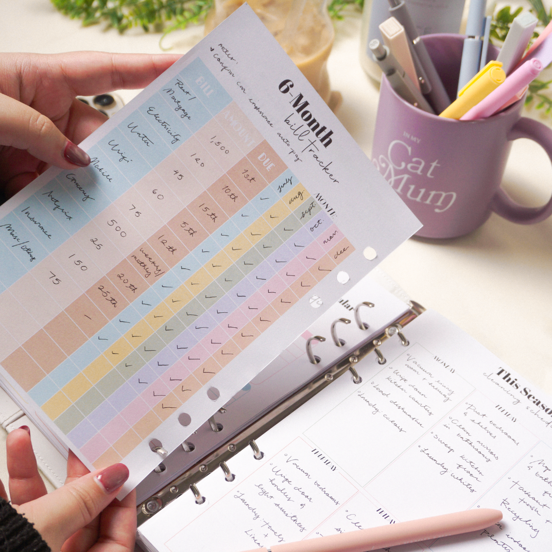 The Mom System- Undated Daily Family Planner. (PREORDER)