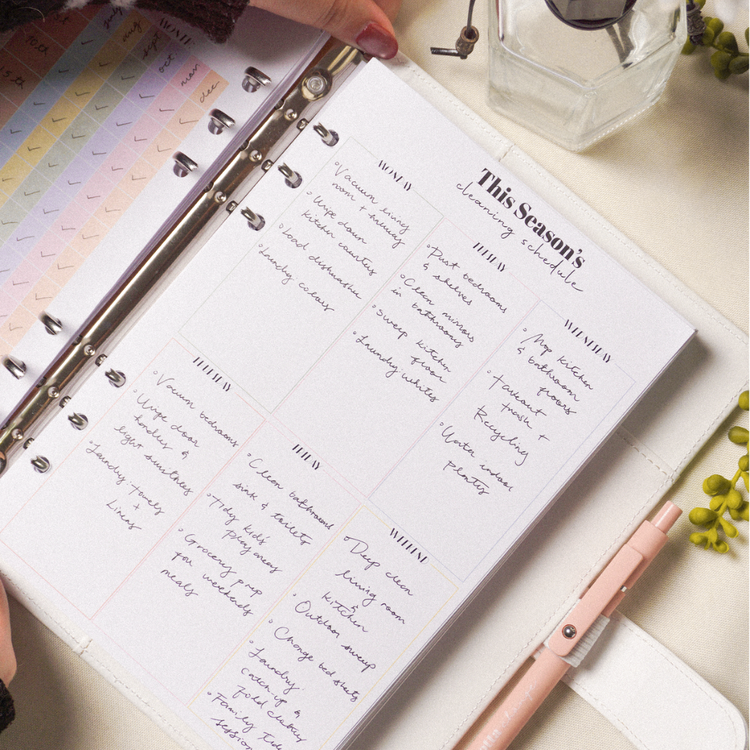 The Mom System- Undated Daily Family Planner. (PREORDER)