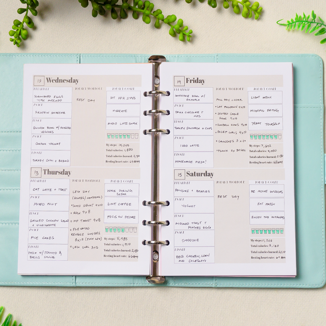 Weekly Health & Fitness Inserts (PREORDER)