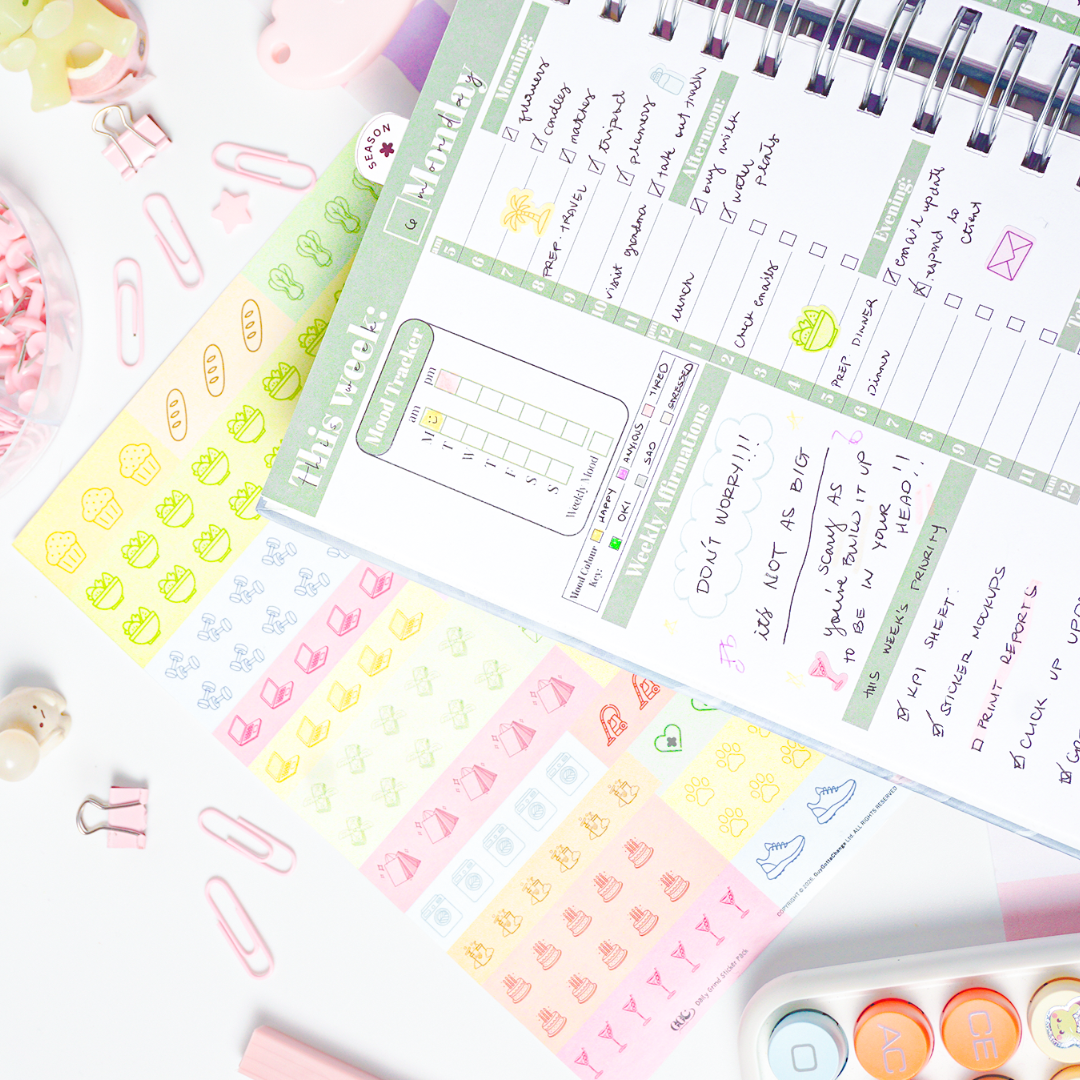 The Daily Grind Planner Sticker Pack