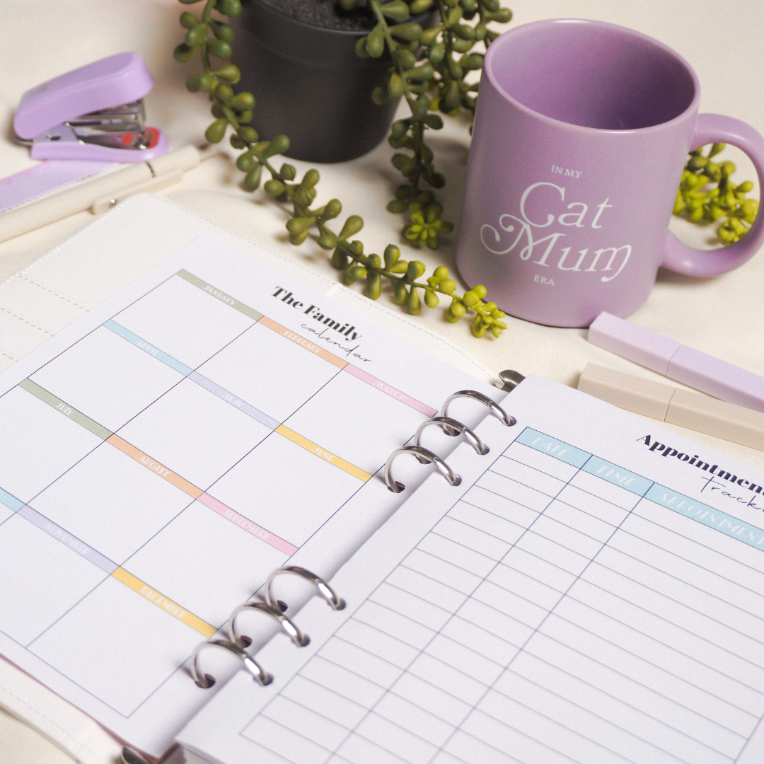 The Mom System- Undated Daily Family Planner. (PREORDER)