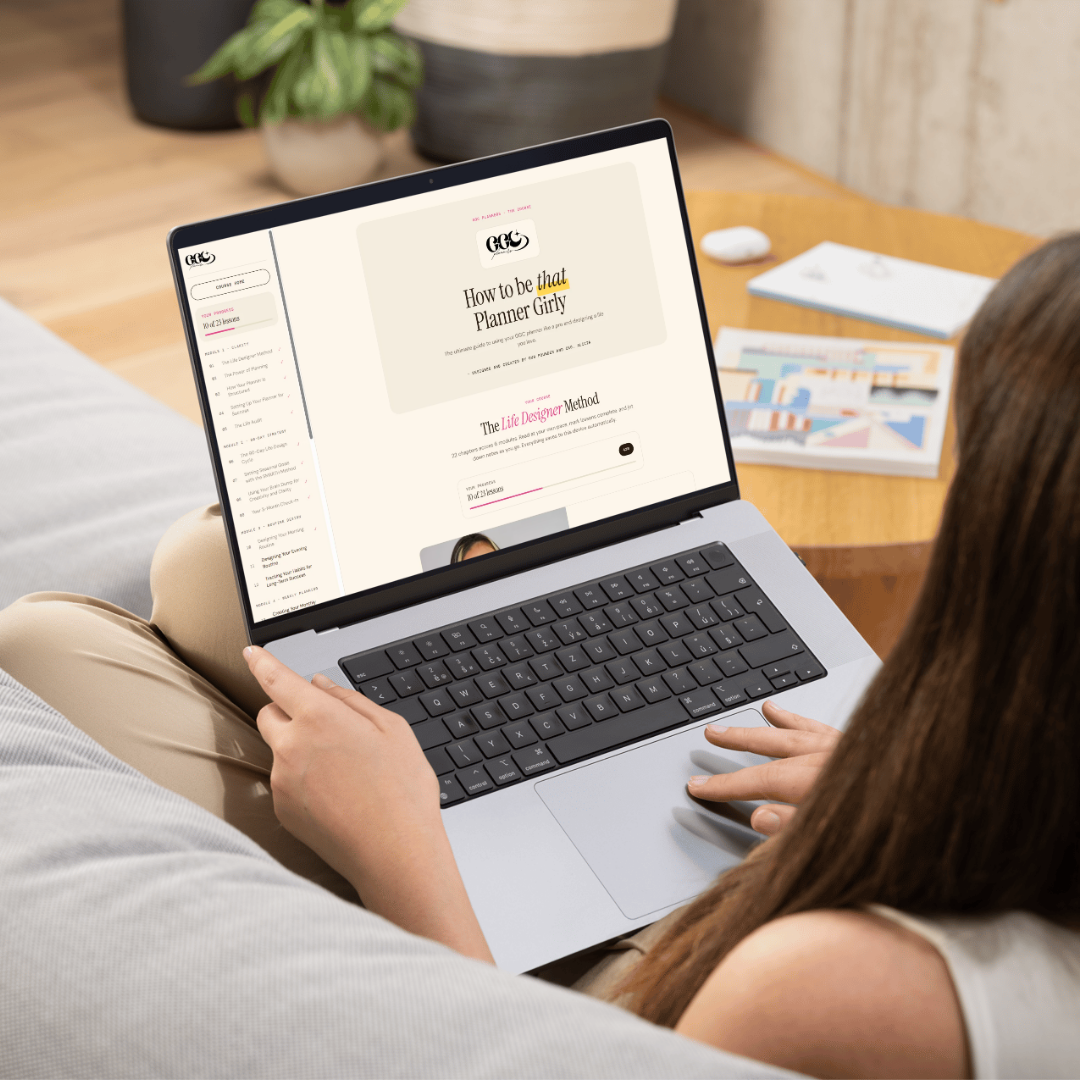 How to be THAT planner Girly | Master Your Planner E-Course - GirlGottaChange