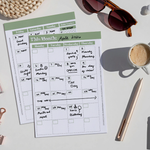 Monthly Calendar Spread: FREE A5 Sample Printable - GirlGottaChange