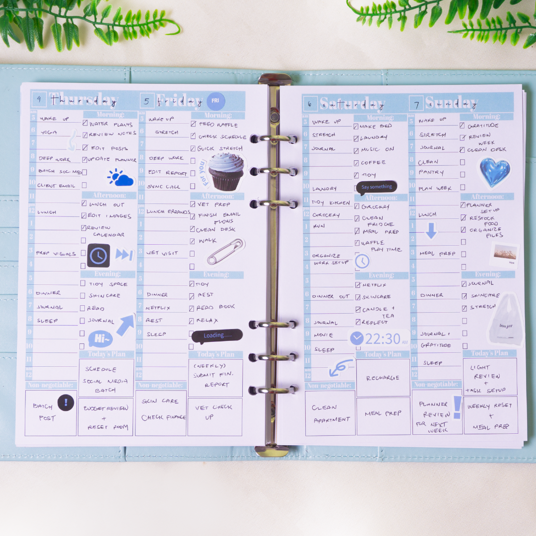 The Life Designer 2.0 - 6 Month Refill Insert Pack - GirlGottaChange
