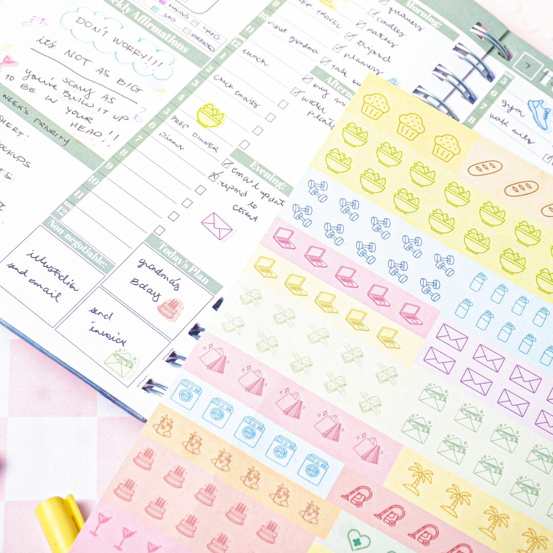 The Daily Grind Planner Sticker Pack