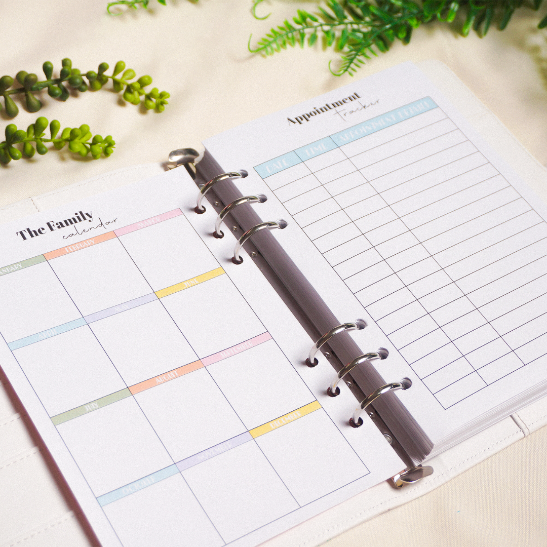 The Mom System- Undated Daily Family Planner. (PREORDER)