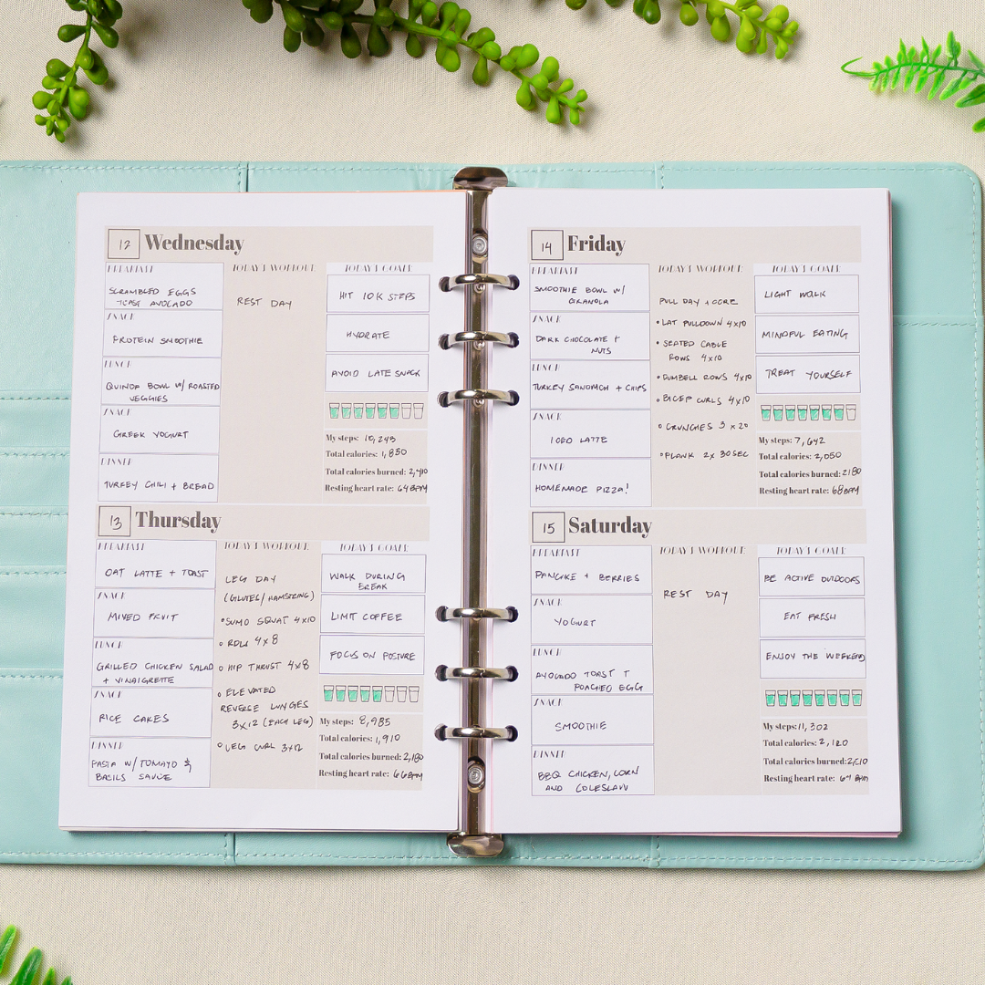 Weekly Health & Fitness Inserts - GirlGottaChange