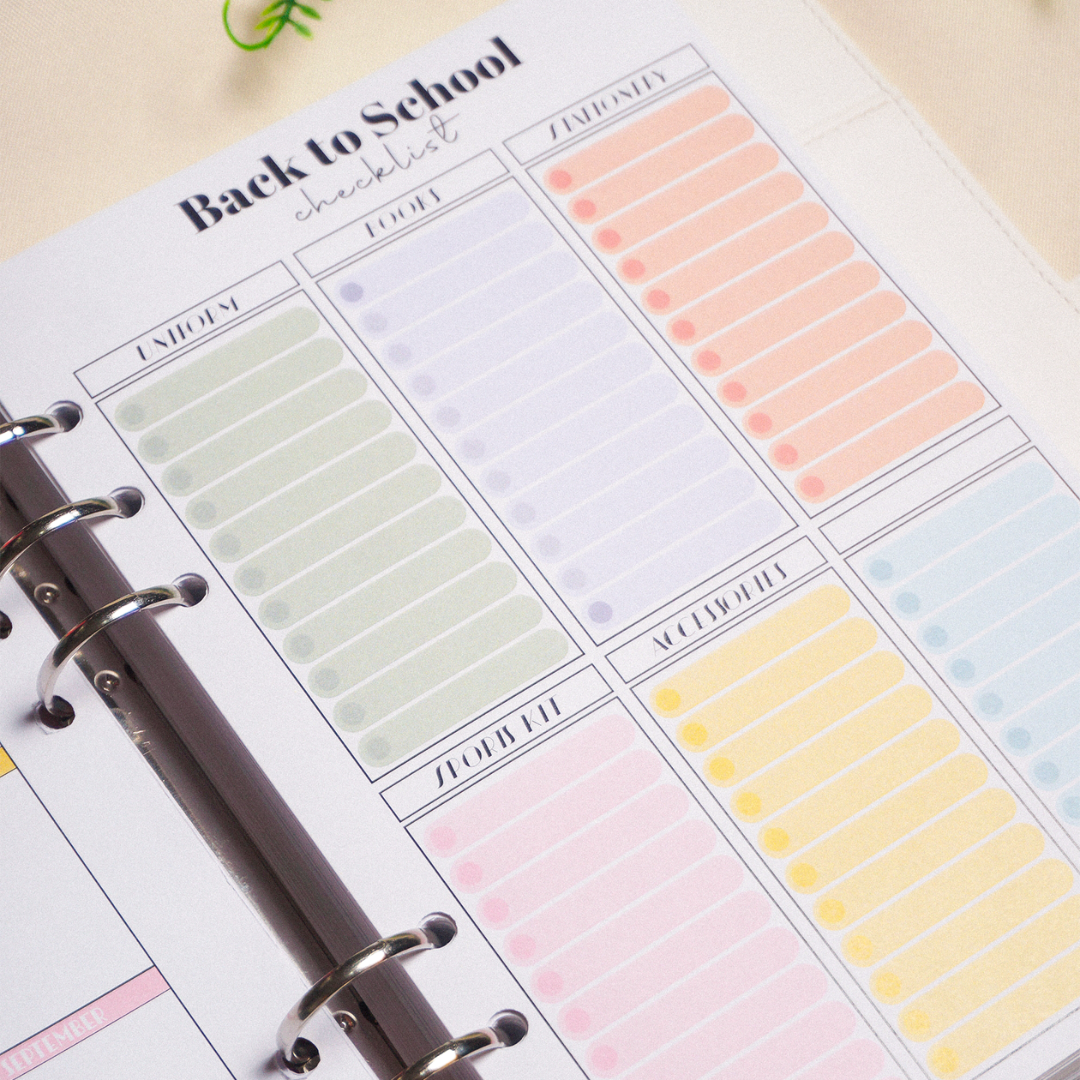 The Mom System- Undated Daily Family Planner. (PREORDER)