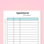 The Mom System Appointment Tracker : FREE A5 Sample Printable - GirlGottaChange