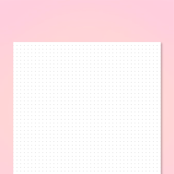 Dotted Bullet journal Pages | FREE Printable