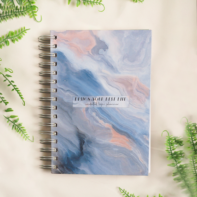 Design Your Best Life 2.0 - GGC Planners undated planner with pastel cover design