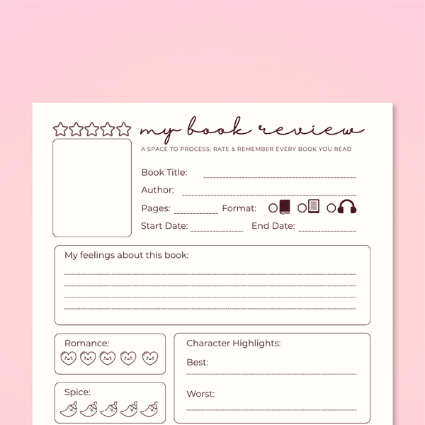 Book Review | FREE Printable