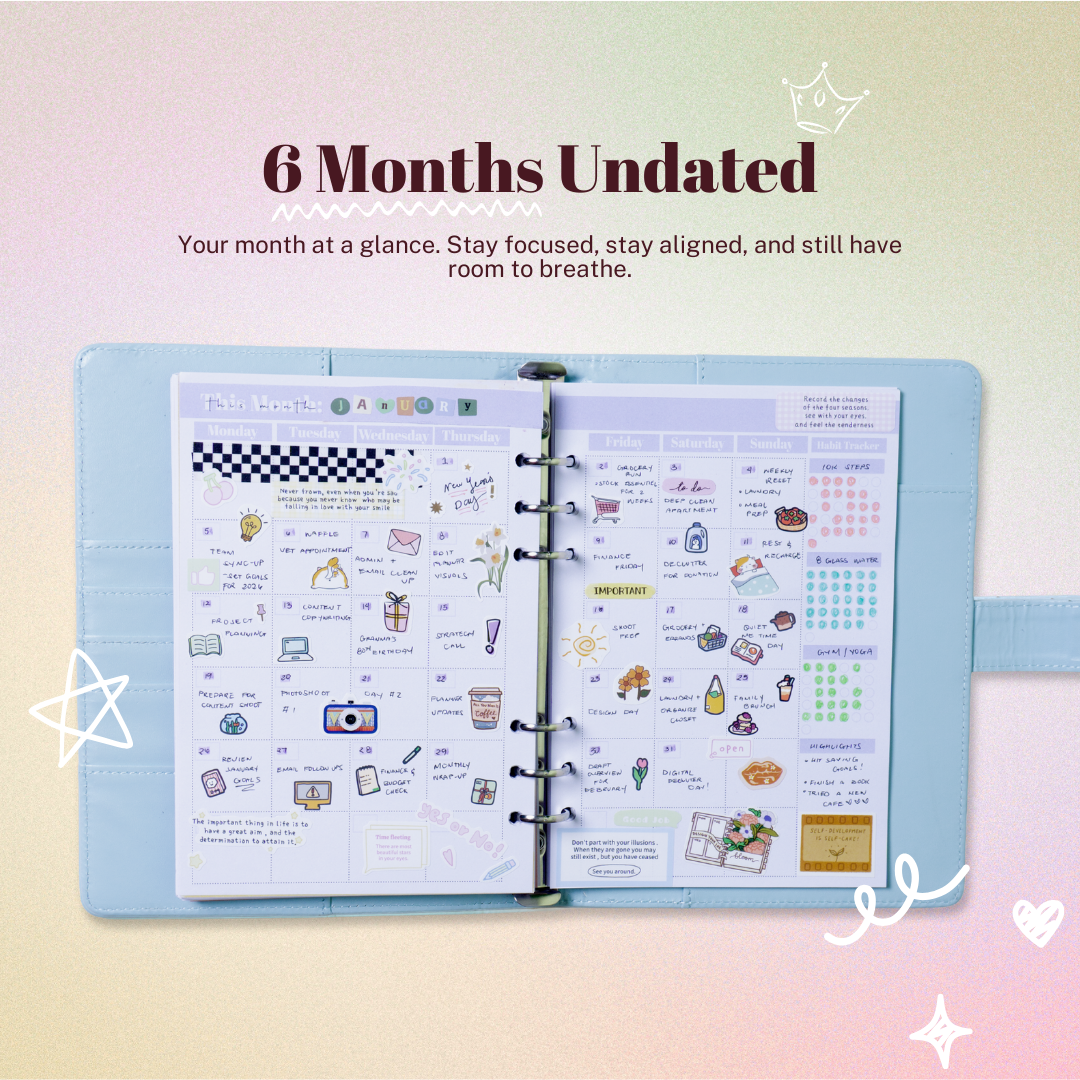 The Life Designer 2.0 - Undated Life Planner Binder - GirlGottaChange