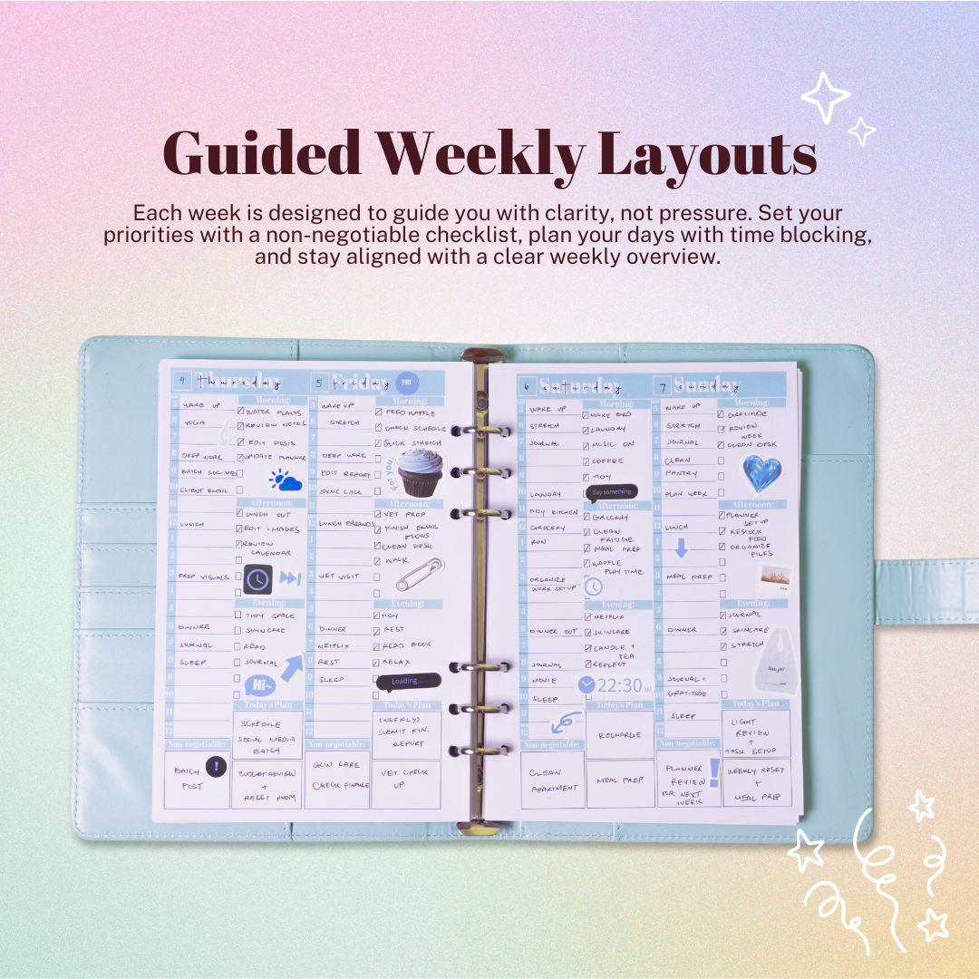 The Life Designer 2.0 - Undated Life Planner Binder - GirlGottaChange