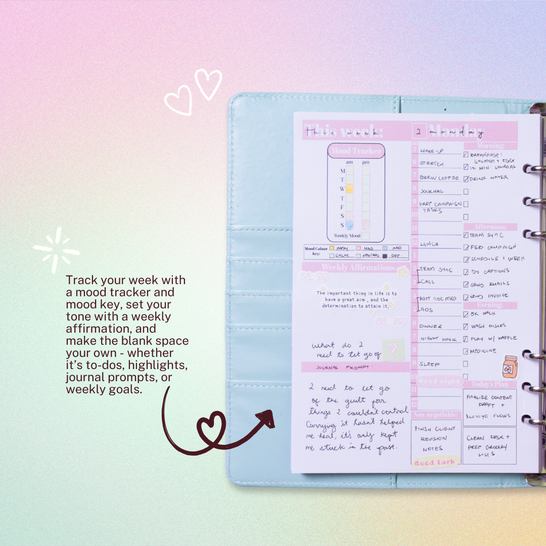 The Life Designer 2.0 - Undated Life Planner Binder - GirlGottaChange