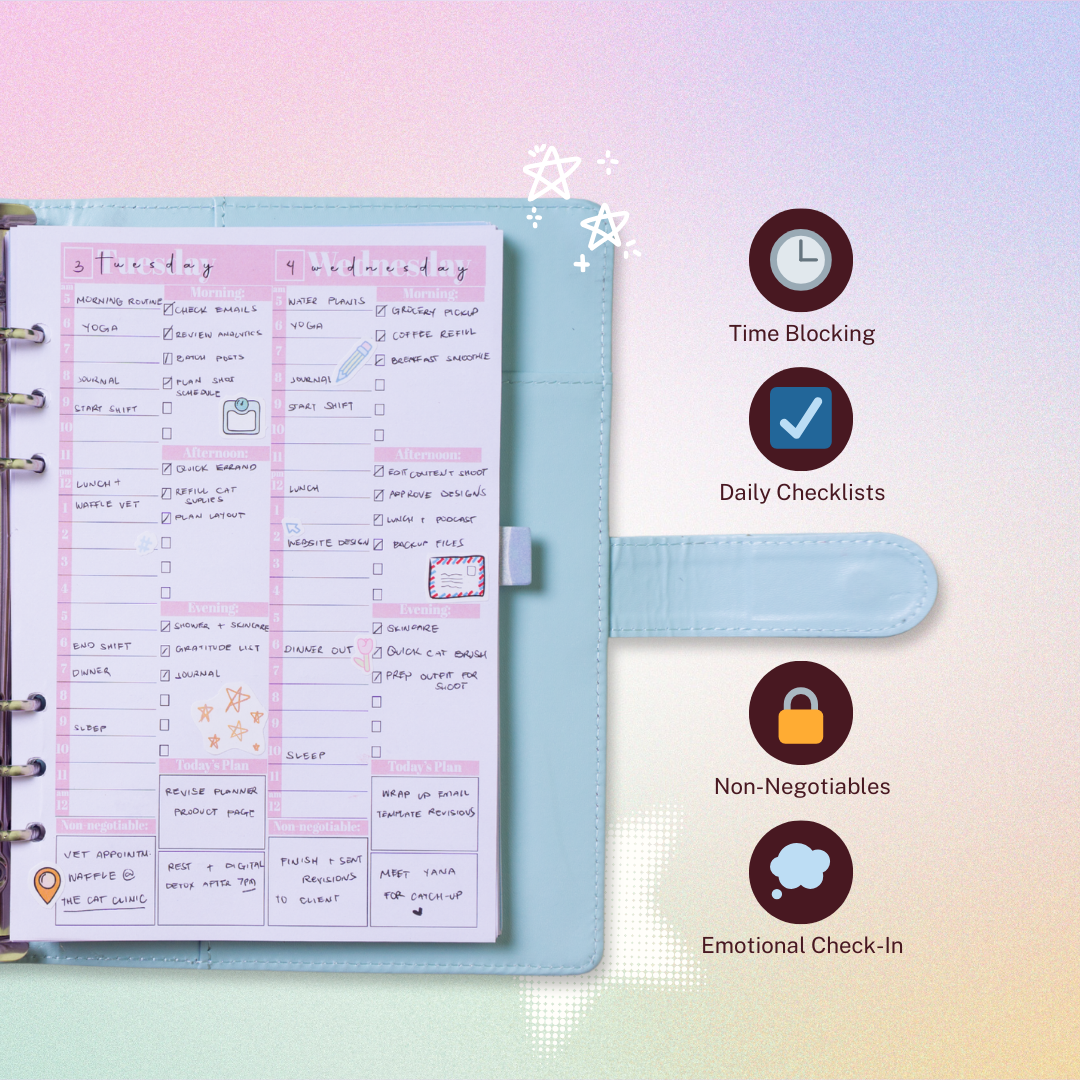 The Life Designer 2.0 - Undated Life Planner Binder - GirlGottaChange