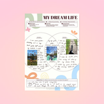 Dream Life Vision Worksheet | Law of Attraction FREE Printable - GirlGottaChange