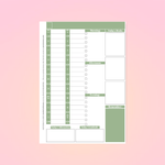 The Mom System Daily Planning Spread : FREE A5 Sample Printable - GirlGottaChange