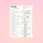 The Mom System Weekly Meal Plan : FREE A5 Sample Printable - GirlGottaChange