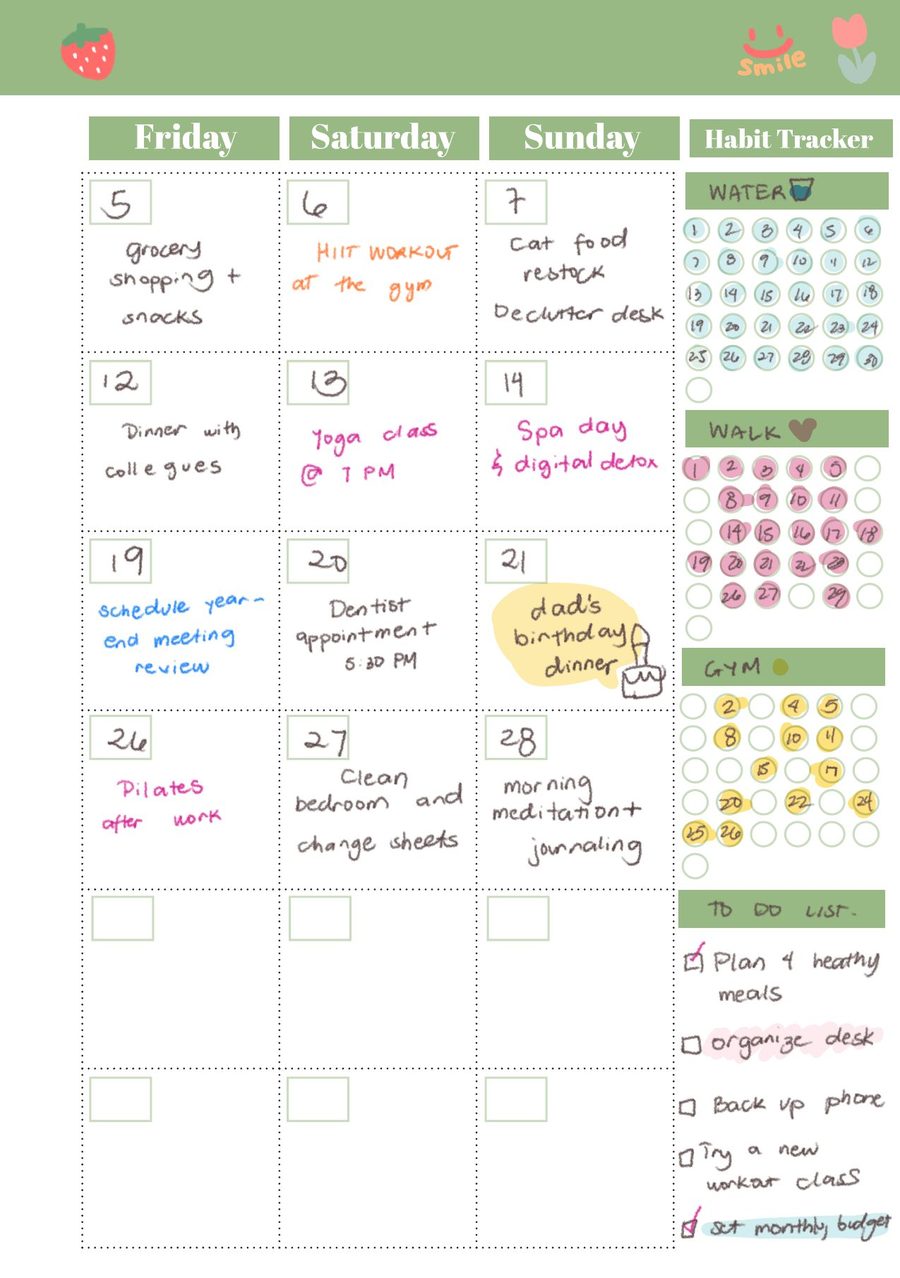 Monthly Spreads