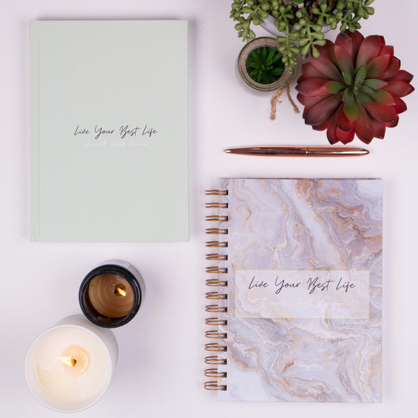 'Live Your Best Life' 6-Month Undated Health & Fitness Planner