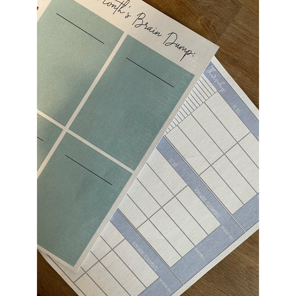 'Go Get your Best Life' Academic 3-month Planner Printable PDF
